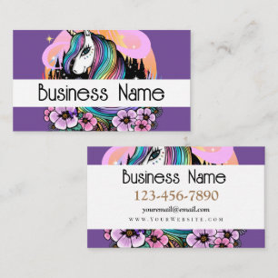 Majestic Unicorn Business Card