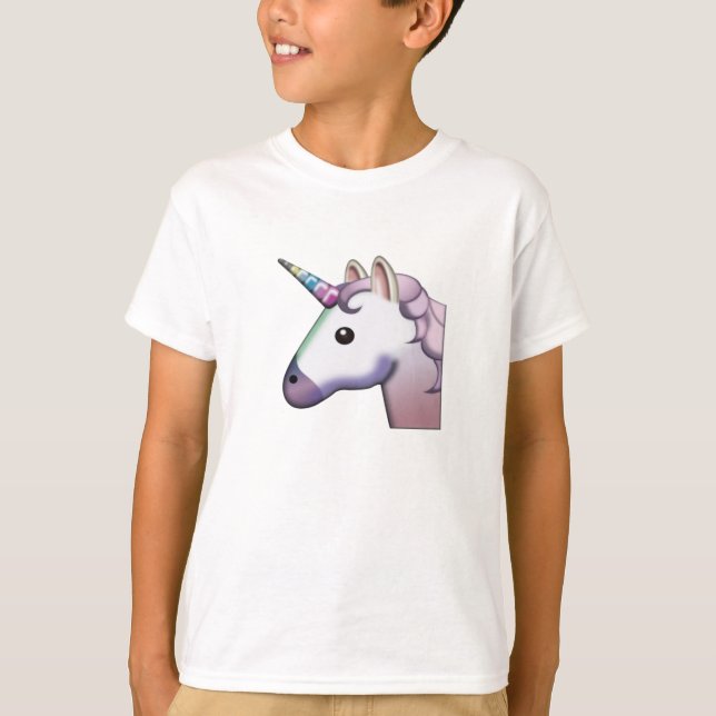 Majestic Unicorn Emoji T-Shirt (Front)