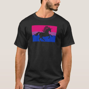 Majestic Unicorn Love Party Gay Bisexual Pride Fla T-Shirt