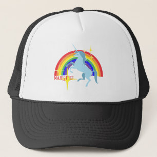 Majestic Unicorn Vintage 80's Style Trucker Hat