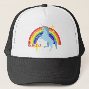 Majestic Unicorn Vintage 80's Style Trucker Hat