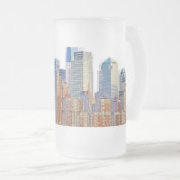 Majestic View of New York City Skyline artistic