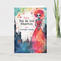 Majestic Watercolor Memories: Dia de Muertos