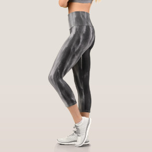 Majestic waterfall Boka, Slovenia upclose Capri Leggings