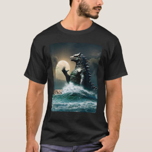 Majestic Wave Art The Great Monster off Kanagawa T-Shirt