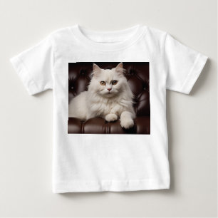 Majestic white cat baby T-Shirt
