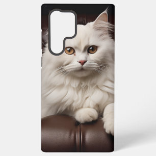 Majestic white cat samsung galaxy case
