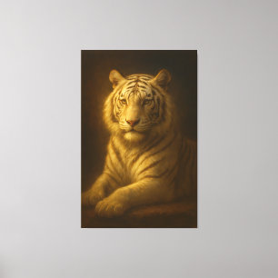 Majestic White Tiger – Fine Art Premium Canvas
