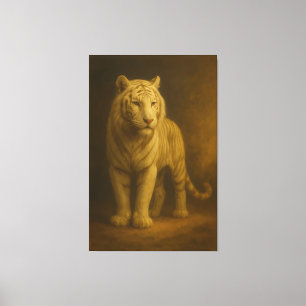 Majestic White Tiger – Fine Art Premium Canvas