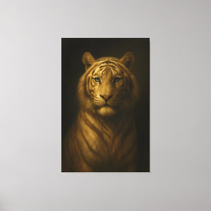 Majestic White Tiger – Fine Art Premium Canvas