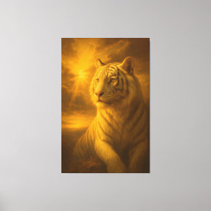Majestic White Tiger – Fine Art Print