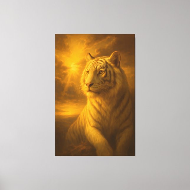Majestic White Tiger – Fine Art Print (Front)