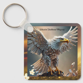 "Majestic Wings of Light" Key Ring