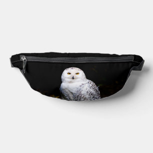 Majestic winter snowy owl bum bags