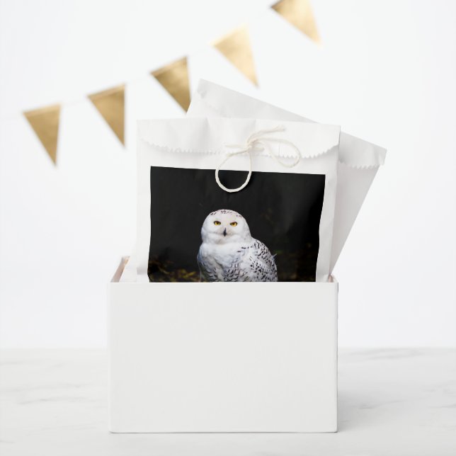 Majestic winter snowy owl favour bags (Party)