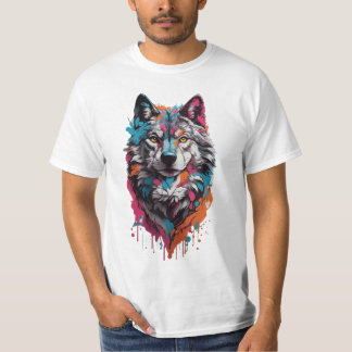 Majestic Wolf men's Tshirt