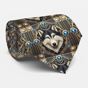 Majestic Wolf Tie   Masculine Men's Fashion