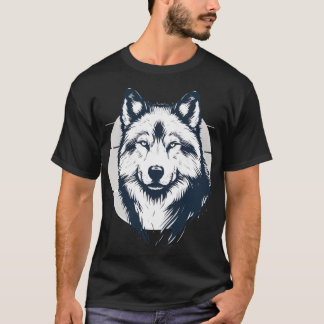 Majestic Wolf  - Tribal Graphic, Unisex T-Shirt