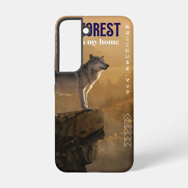  Majestic Wolf Wilderness Phone CASE (Back)