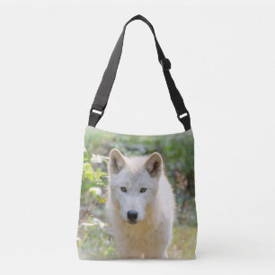 Majestic Wolf Wildlife Crossbody Bag