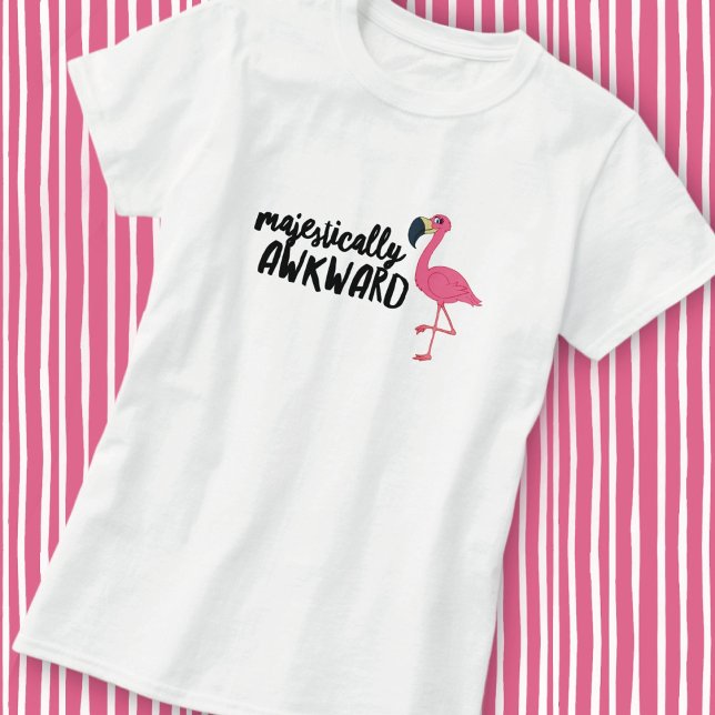 Majestically Awkward Flamingo T-Shirt (Creator Uploaded)