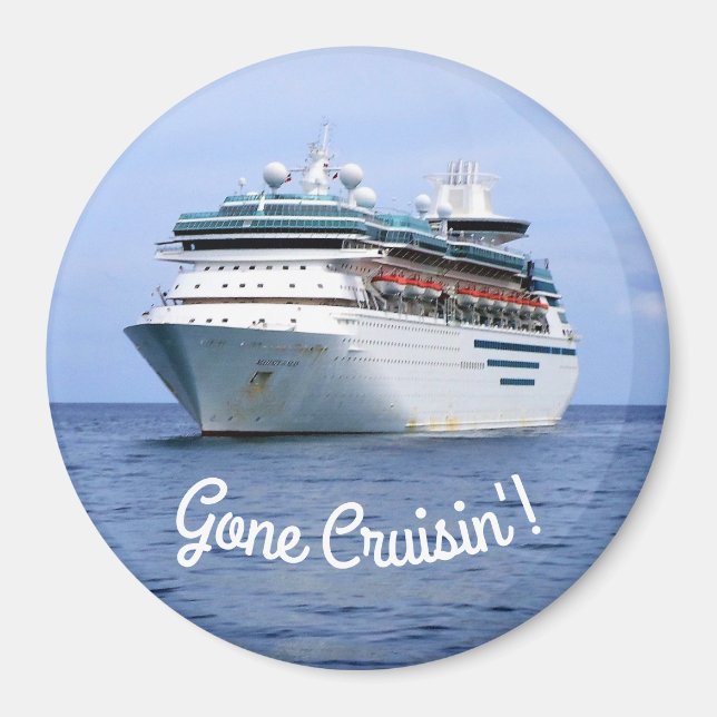 Majesty at Sea Gone Cruisin Magnet (Front)