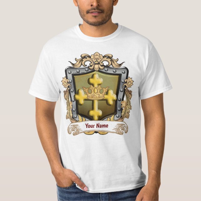 Majesty Family Crest Surname T-Shirt (Front)