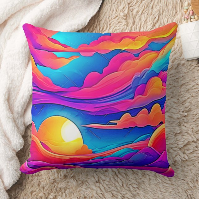 Majesty of A Sunset Cushion (Blanket)