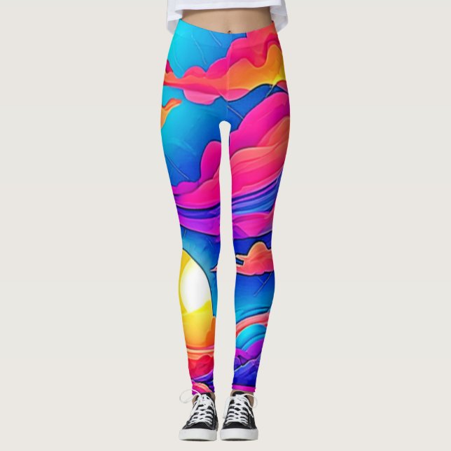Majesty of A Sunset Leggings (Front)