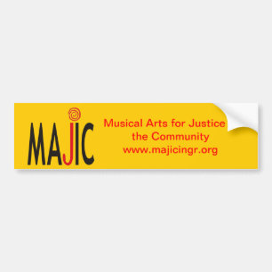 MAJIC bumper sticker