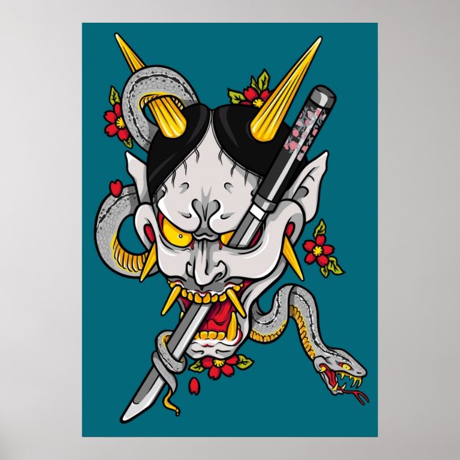 Majima Goro Hannya Poster (Front)