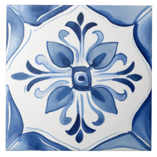 Majolica ,blue tiles,Sicilian tiles,Ceramic Tile