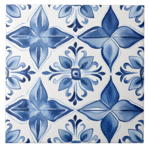 Majolica ,blue tiles,Sicilian tiles,Ceramic Tile