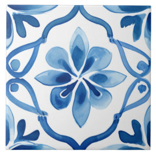 Majolica,blue tiles,Sicilian tiles,Ceramic Tile