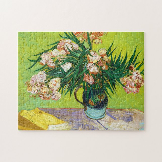 Majolica Jar Branches Oleander Vincent van Gogh Jigsaw Puzzle (Horizontal)