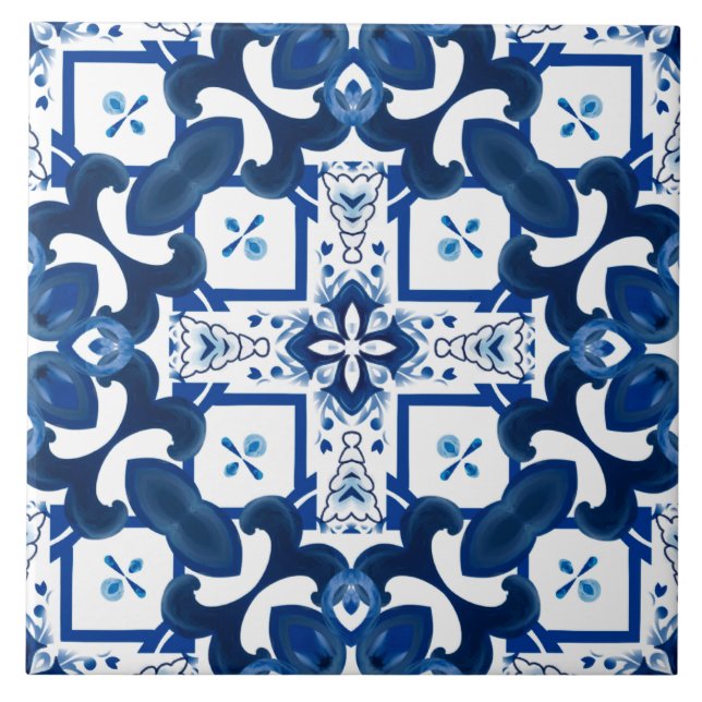 Majolica,lemon,Sicilian tiles,Ceramic Tile (Front)