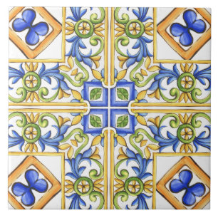 Majolica,Mediterranean tile, Tile