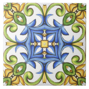 Majolica,Mediterranean tiles, Tile