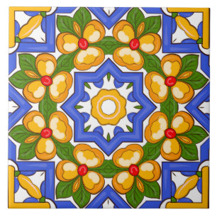 Majolica,Mediterranean tiles, Tile