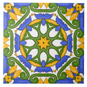 Majolica,Mediterranean tiles, Tile