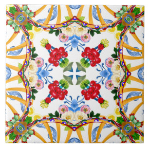 Majolica,Mediterranean tiles, Tile