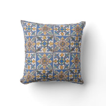 Majolica Pattern Handmade Cream-Coloured Wall