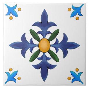 Majolica, Sicilian style Tile