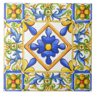 Majolica,Spanish tile ,mediterranean
