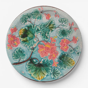 Majolica Strawberry Plate