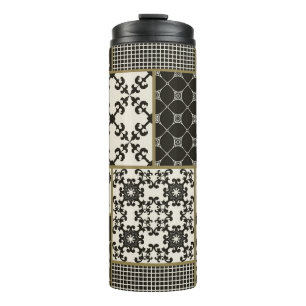 Majolica tile Islamic motifs. Thermal Tumbler