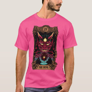 Major Arcana Tarot Card The Devil XV Halloween T-Shirt