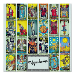 Major Arcana Tarot Poster