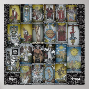 Major Arcana Tarot Sux Poster