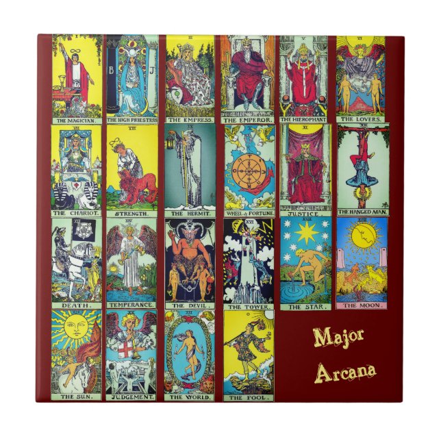Major Arcana Tarot  Tile (Front)
